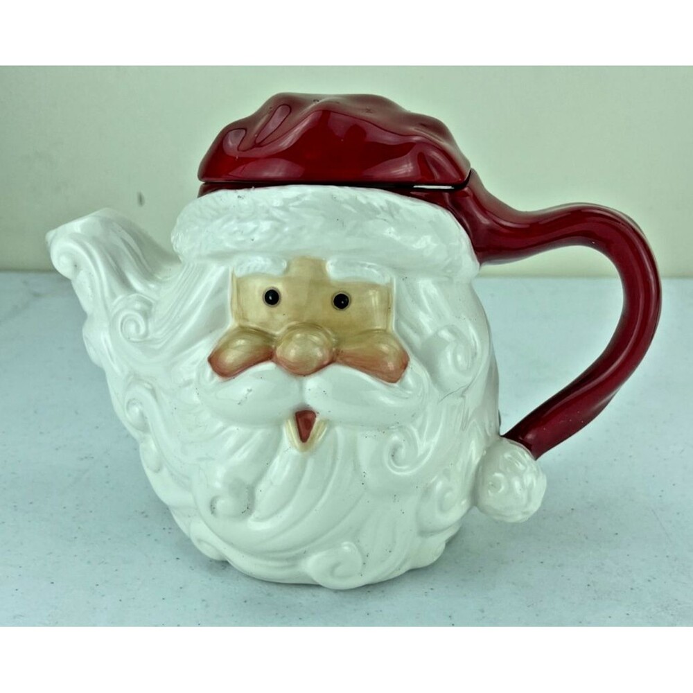 Vintage Ceramic Santa Claus Teapot